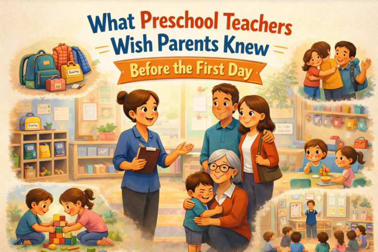 What Preschool Teachers Wish Parents Knew Before the First Day