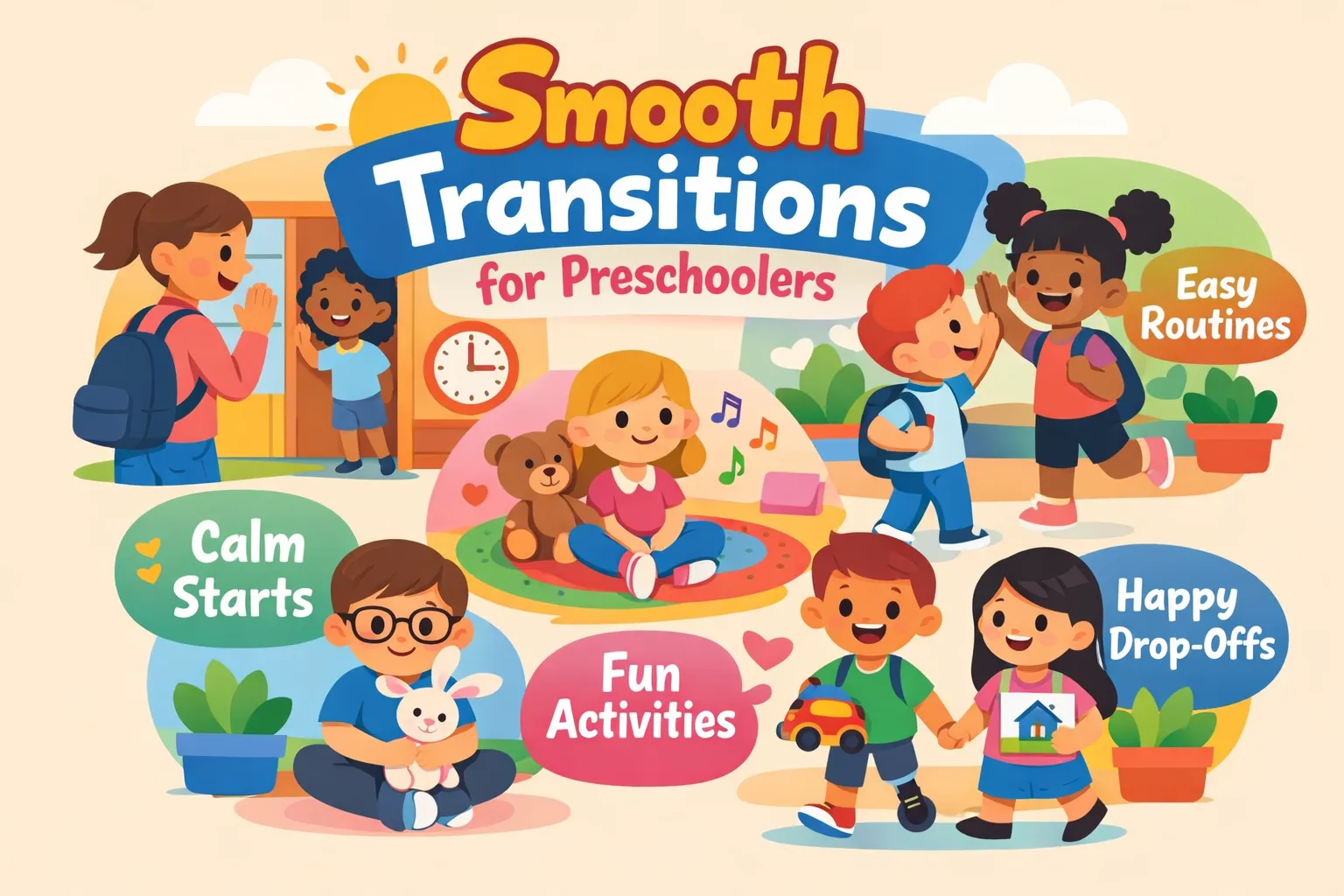 10 Transition Ideas for Preschoolers That Make Drop-Off and Daily Routines Easier