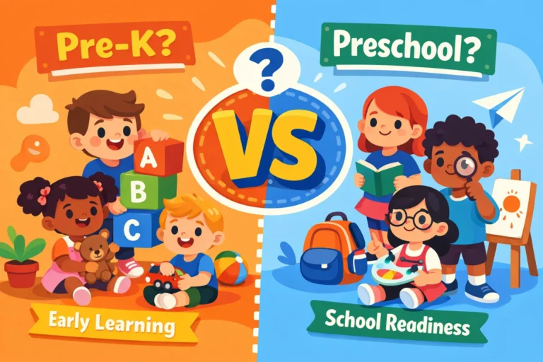 Pre-Kindergarten vs Preschool: What's the Difference?