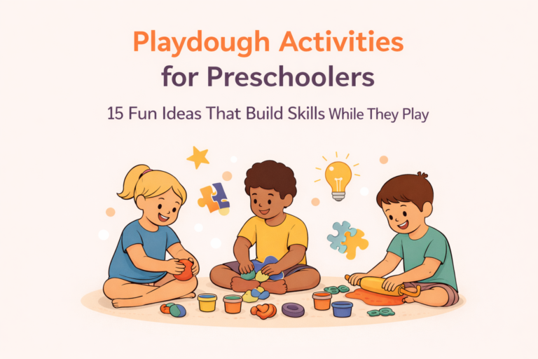 Playdough Activities for Preschoolers: 15 Fun Ideas That Build Skills While They Play
