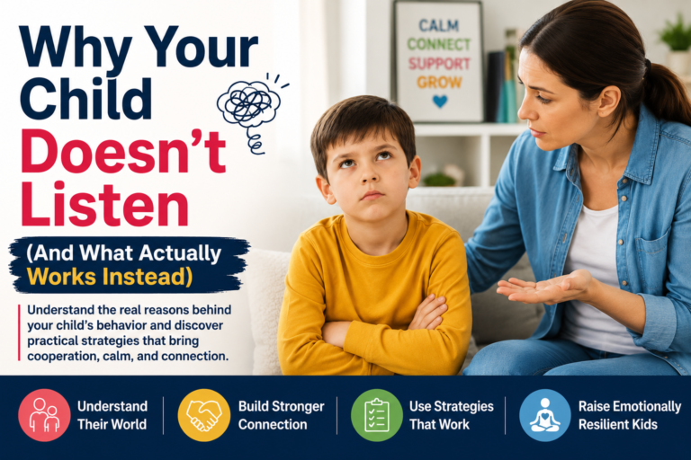 Why Your Child Doesn’t Listen (And What Actually Works Instead)