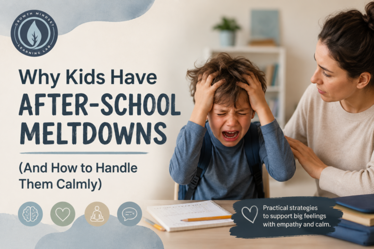 Why Kids Have After-School Meltdowns (And How to Handle Them Calmly)