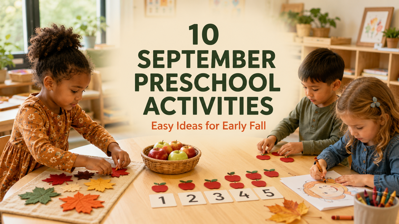 September Preschool Activities: 10 Easy Ideas for Early Fall