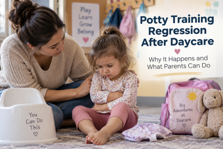 Potty Training Regression After Starting Daycare or Preschool: Why It Happens and What Parents Can Do