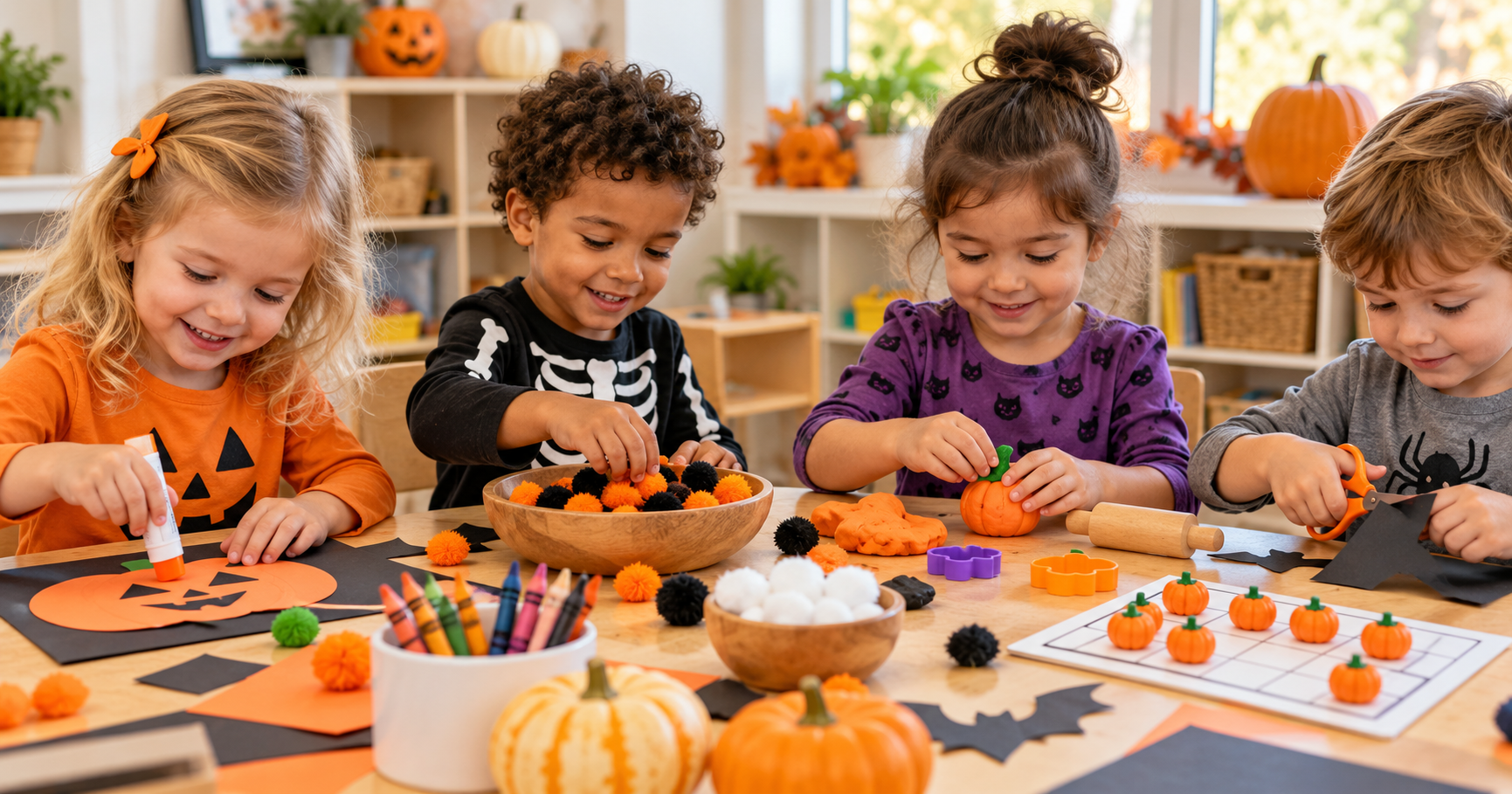 15 Easy Halloween Activities for Preschoolers That Are Screen-Free and Low Prep